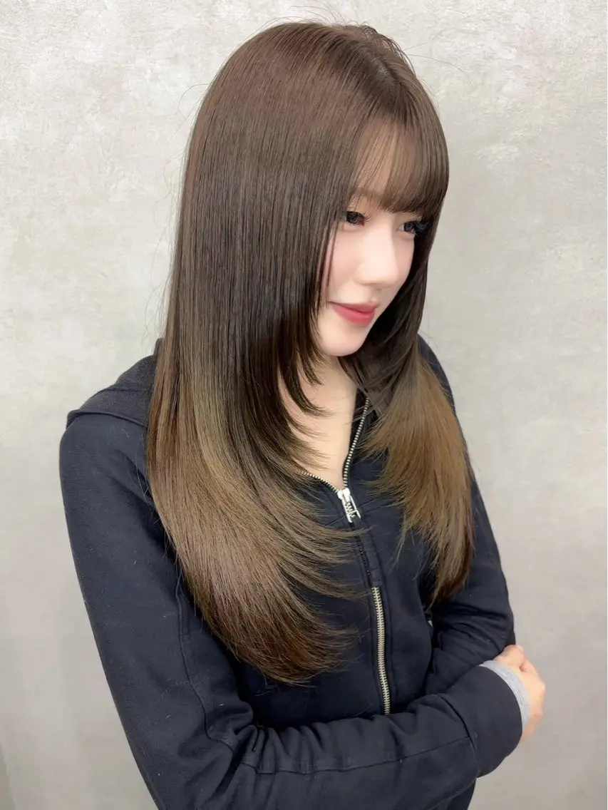 ロング 【韓国ヘア ×髪質改善】内田のヘアスタイル