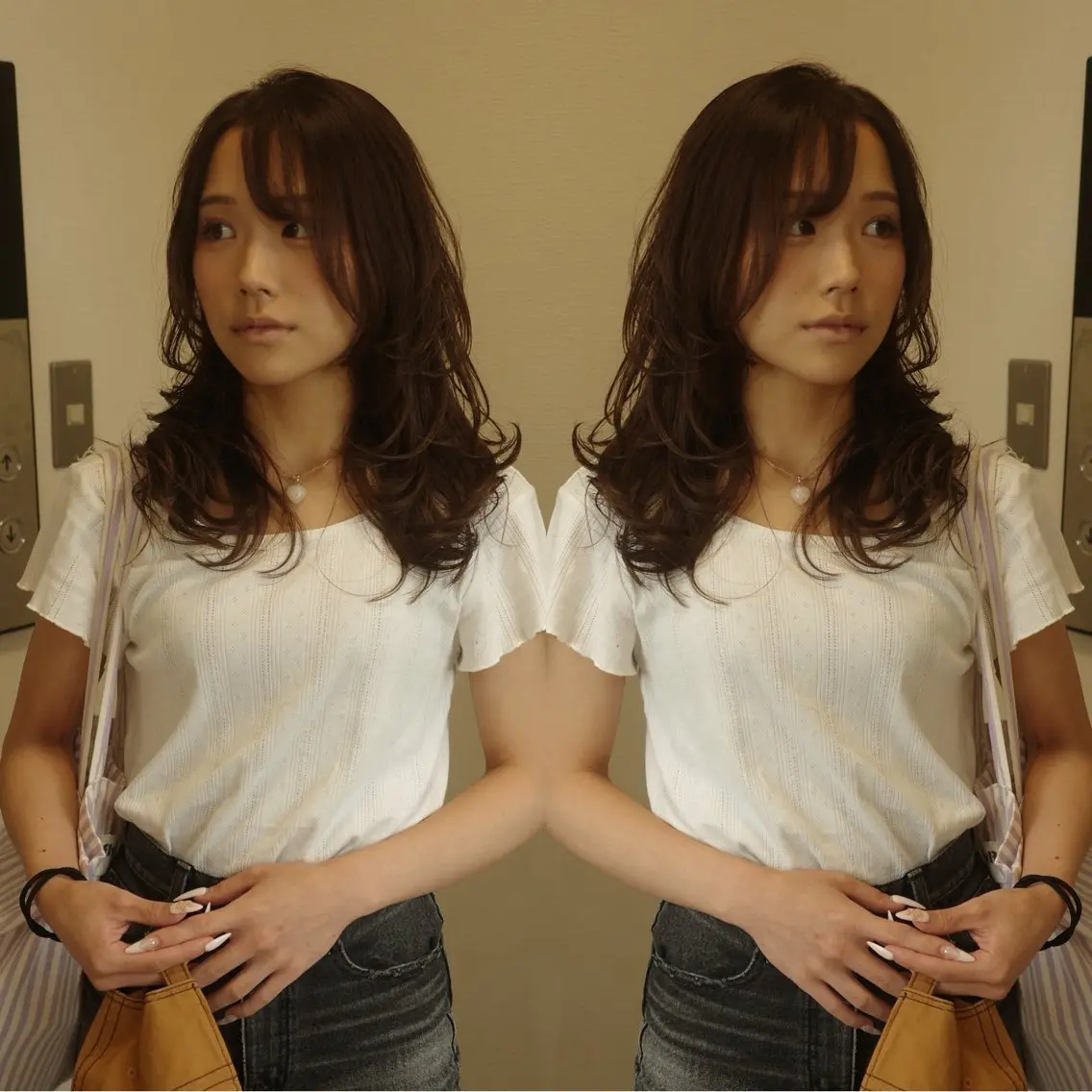 セミロング レイヤーカット カット ヘアカラー 海外トレンド特化 🇺🇸山村拓士のヘアスタイル