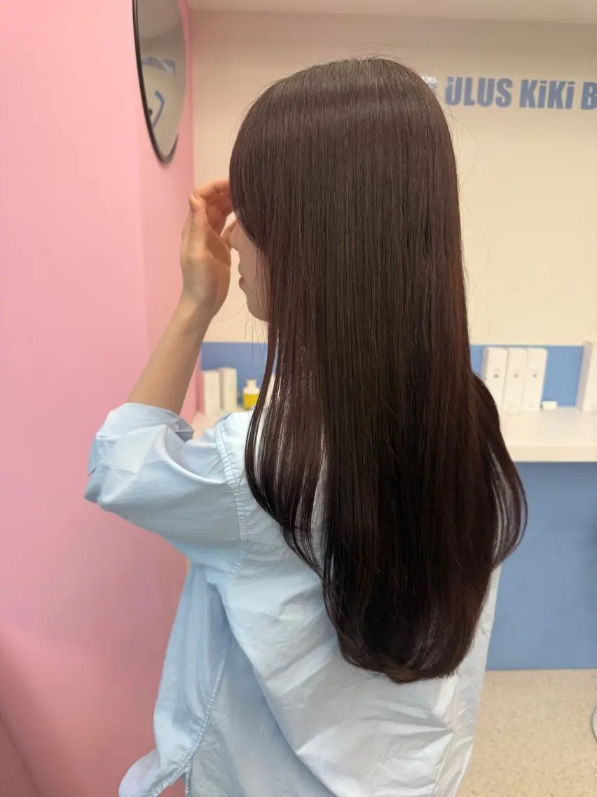 ロング 透明感 オリーブ/ Anna ʚ🎀ɞのヘアスタイル