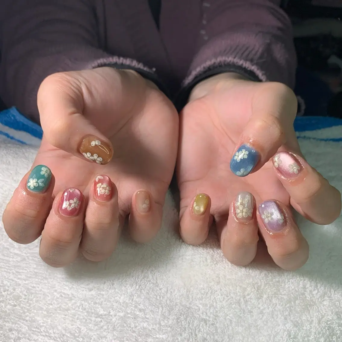 ネイル 桜ネイル ハンドネイル MHR nailのネイルデザイン