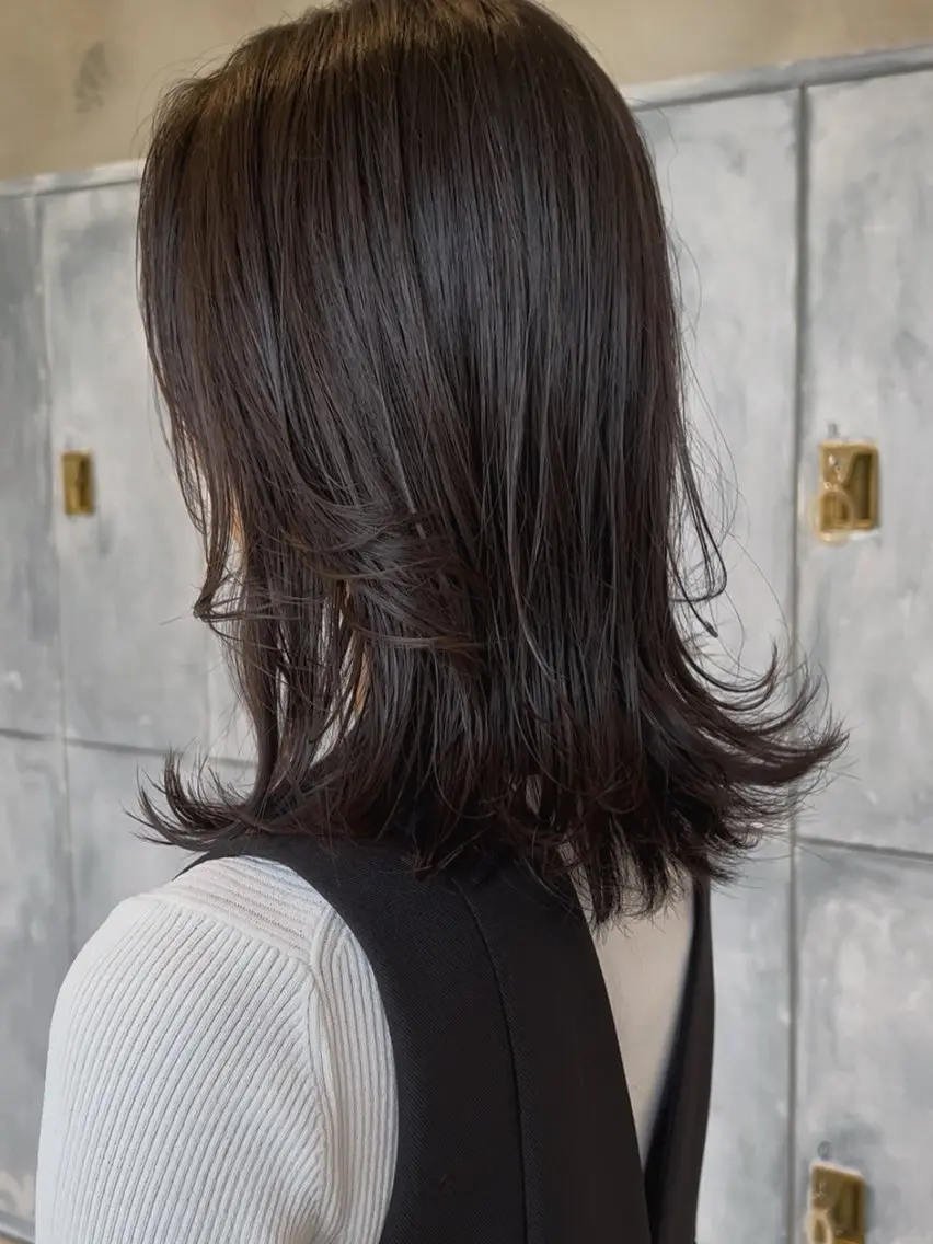 ミディアム SALOWIN熊本 yuseiのヘアスタイル