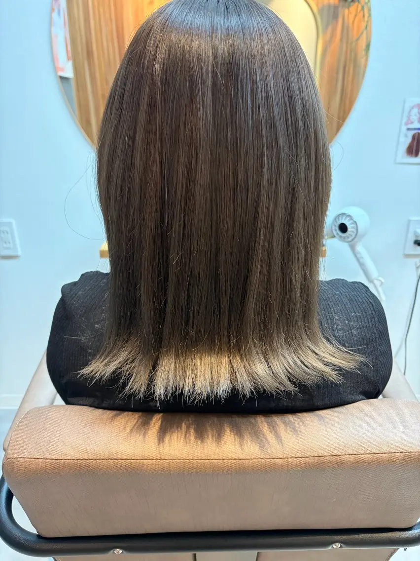 ミディアム カラー ヘアカラー 透明感ダブルカラー 🩶Naoのヘアスタイル