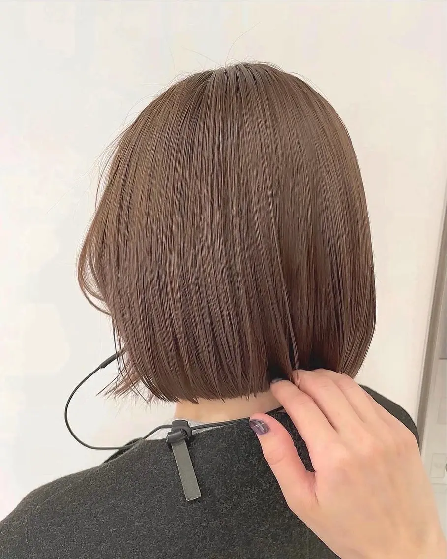 ミディアム カラー カット ヘアカラー トリートメント 韓国っぽ透け感カラー マンツーマン🫧なおのヘアスタイル