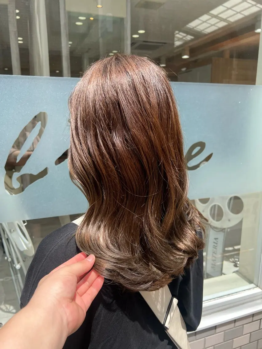 セミロング FANスタイリスト Ⓜ️EIのヘアスタイル