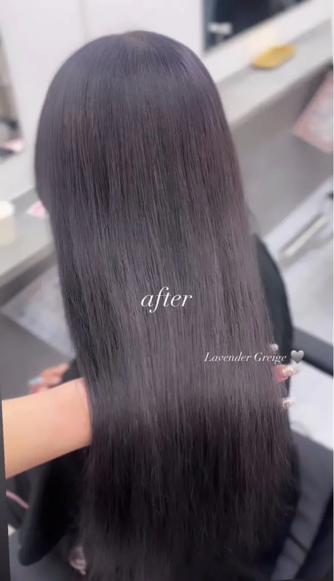 カラー カット ヘアカラー 韓国レイヤー艶カラー ブリーチ otohaのヘアスタイル