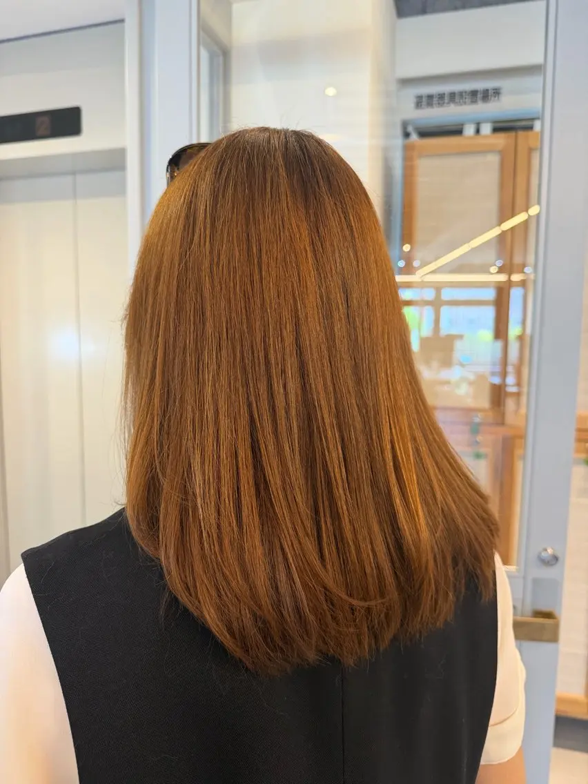 ロング カット ヘアカラー 村田 未来のヘアスタイル