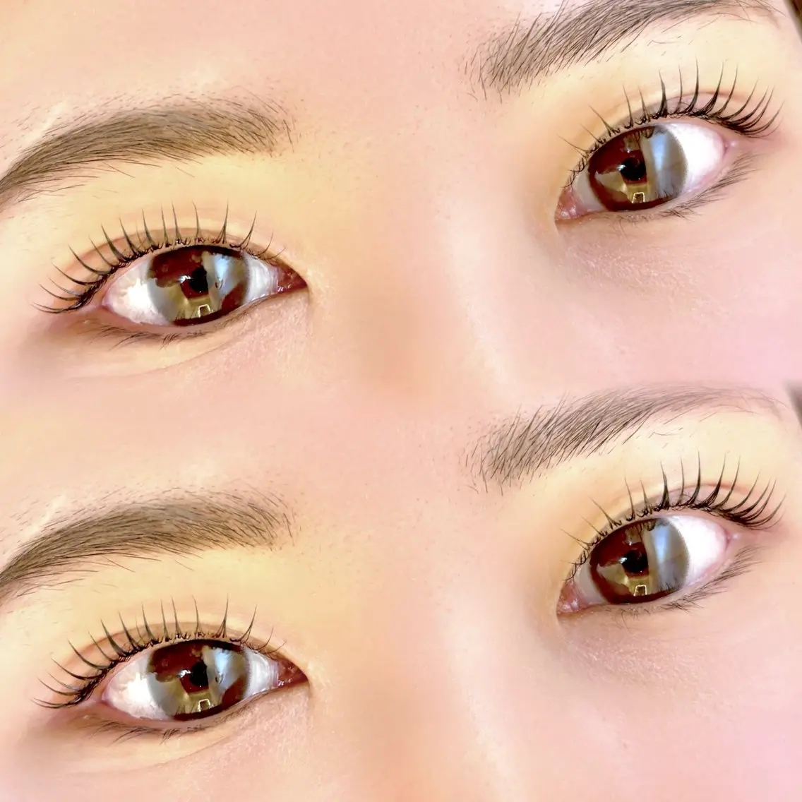 マツエク・マツパ ナチュラル パリジェンヌラッシュリフト まつげパーマ 一重×まつ毛パーマ 表参道eyelist KONOMIのマツエク・マツパデザイン