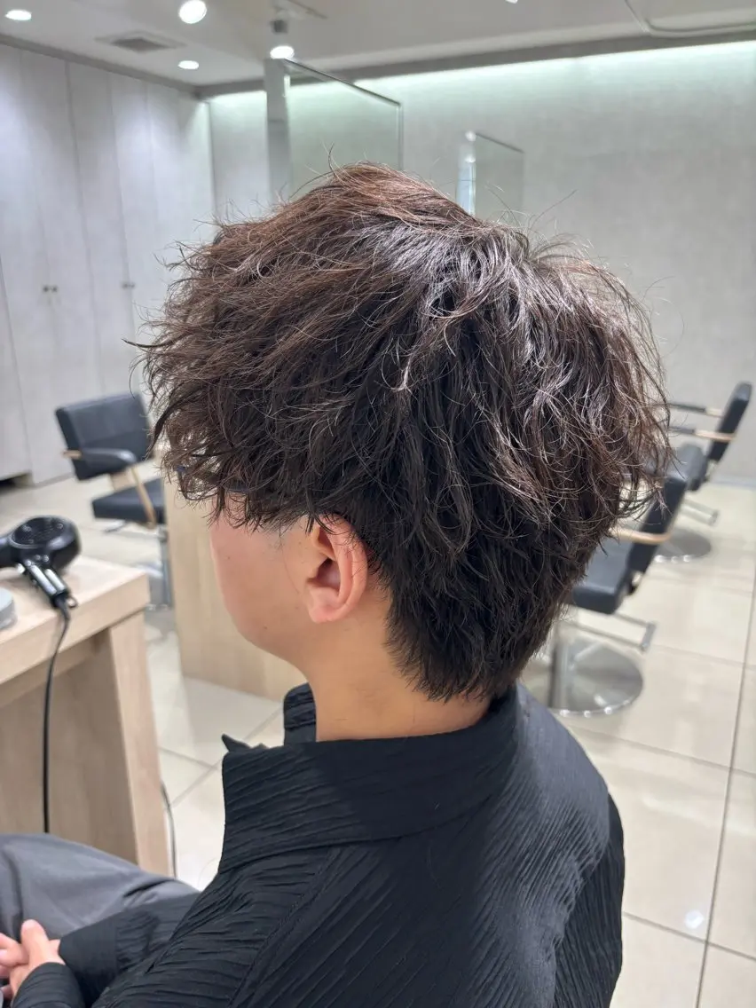 パーマ メンズ カット 縮毛矯正 メンズ比率エリア No.1/林慶太のヘアスタイル