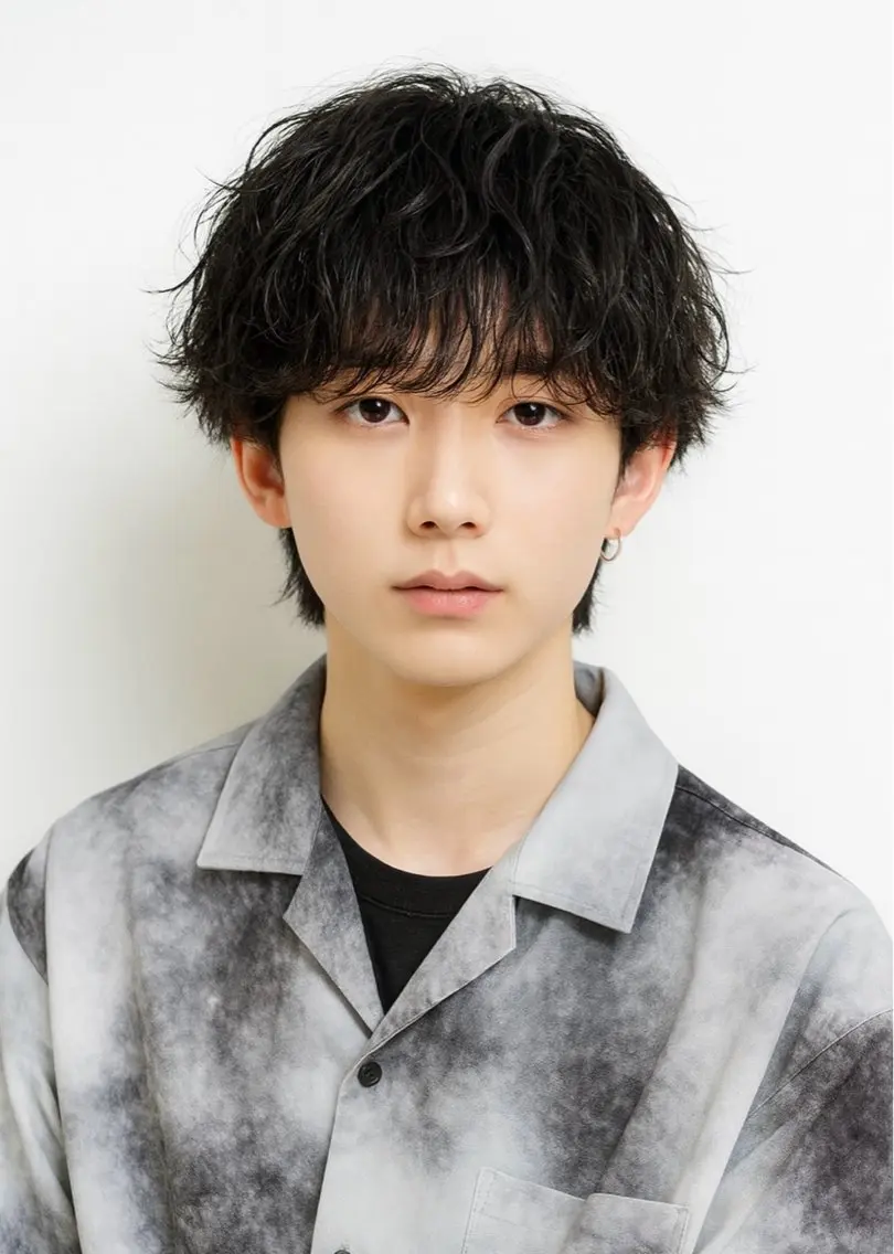 ショート カラー パーマ メンズ カット トリートメント Gain池下 レディースのヘアスタイル