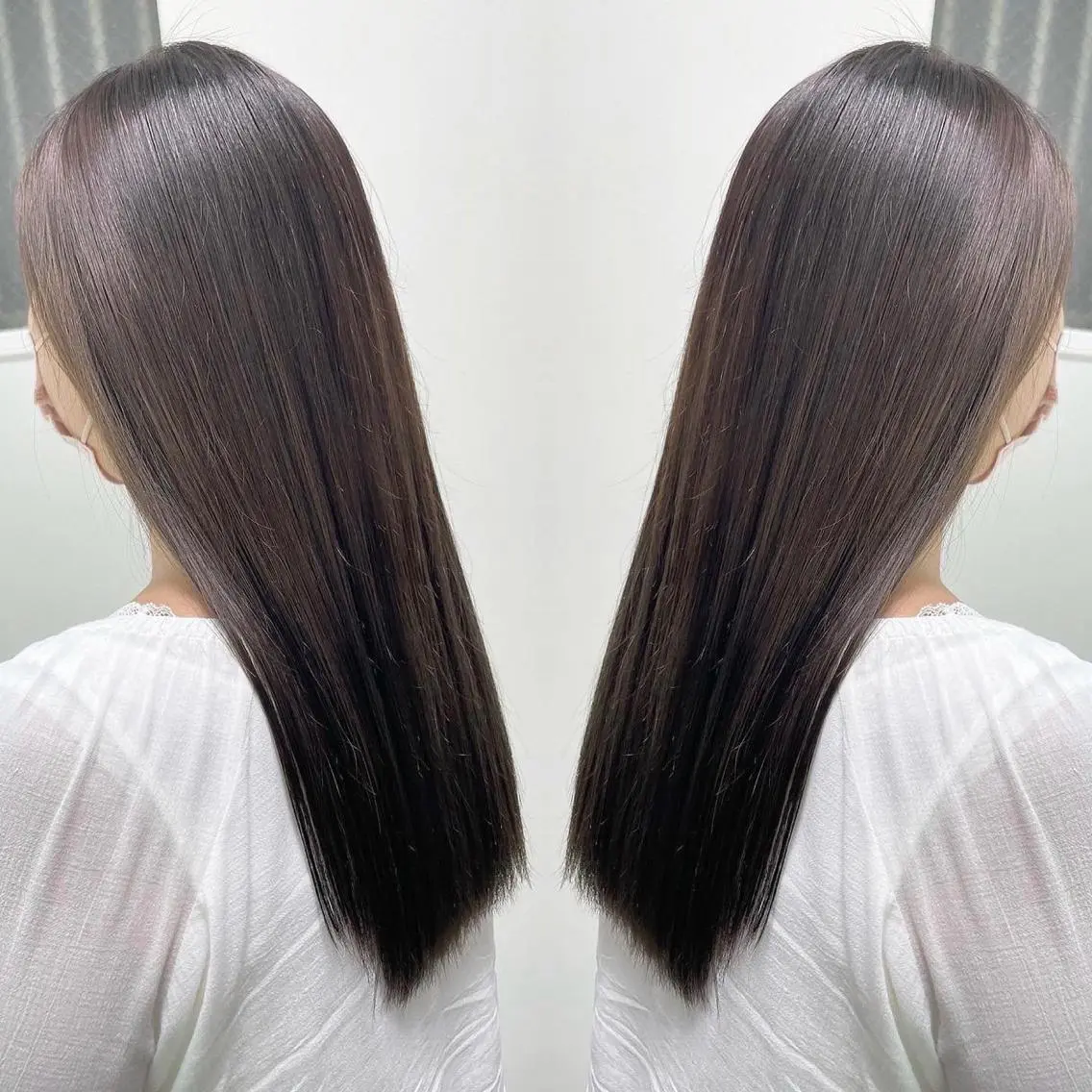 ロング カラー アッシュ ベージュカラー ブリーチ ケアブリーチ ケアカラー カット ヘアカラー トリートメント 河合秀明/ショート /ボブ/レイヤーのヘアスタイル