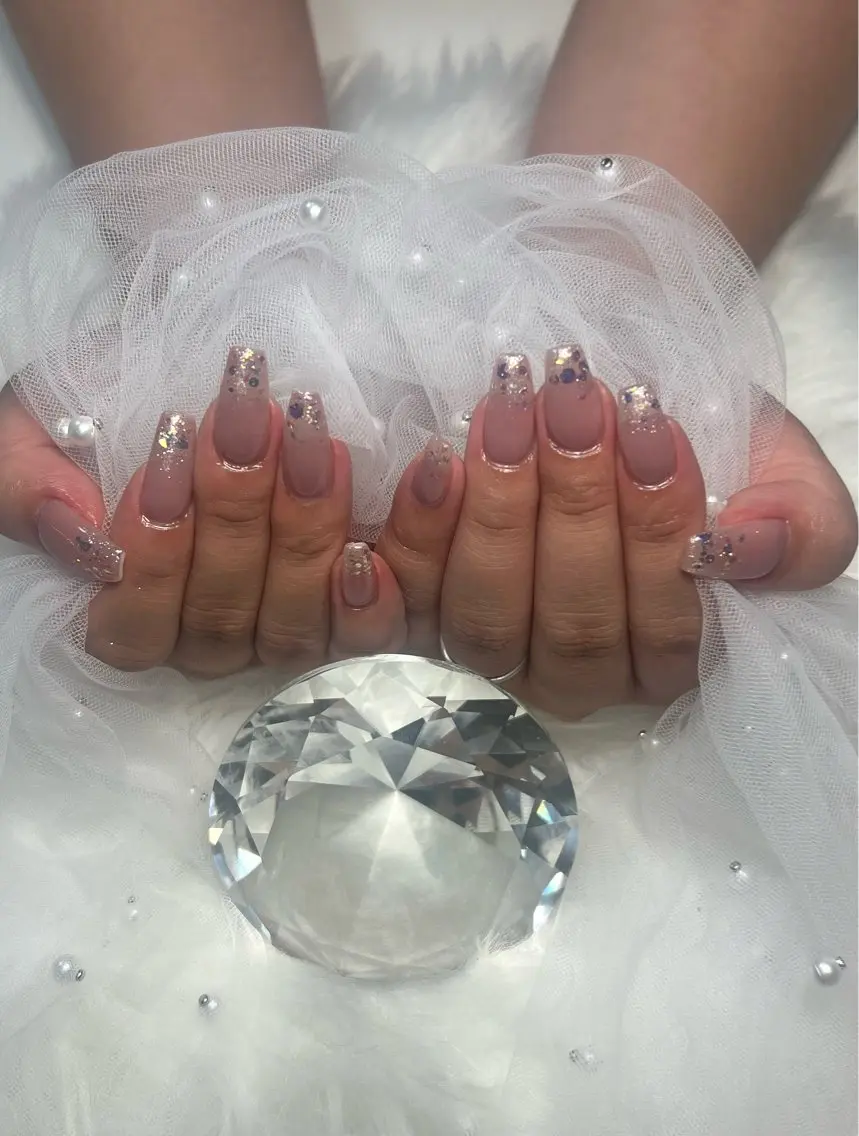 ラメグラデーション オフ込みの写真