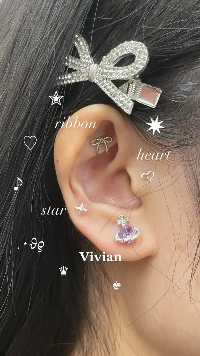 【SNSで話題】💎耳ツボジュエリー8個つけ放題💎【2900】の写真