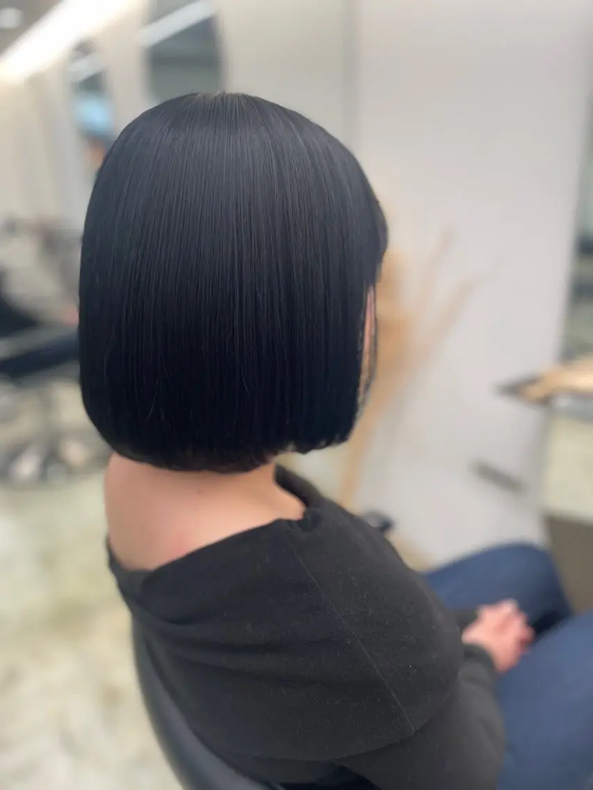 ミディアム カット トリートメント 🤍ショートボブ 🤍NANAMI🤍のヘアスタイル