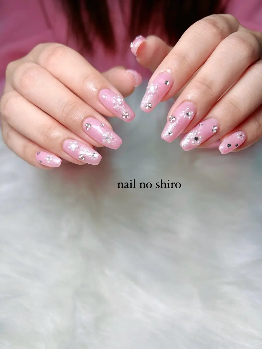 ネイル ピンク ハンドネイル nail no shiro/耳つぼのその他イメージ