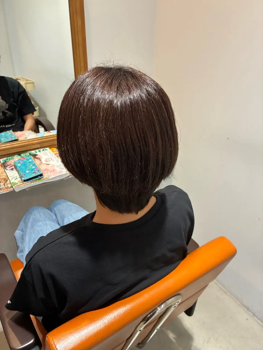 ショート カラー 森本 ゆらのヘアスタイル