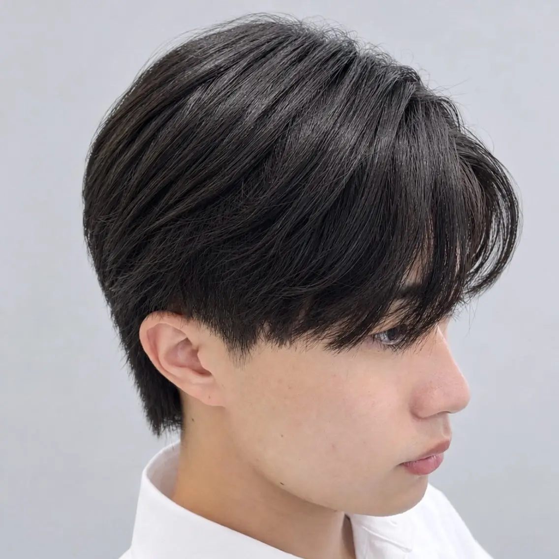 ミディアム パーマ メンズ カット 縮毛矯正 トリートメント ヘアセット yukiho❤️ GAUDI 池袋のヘアスタイル