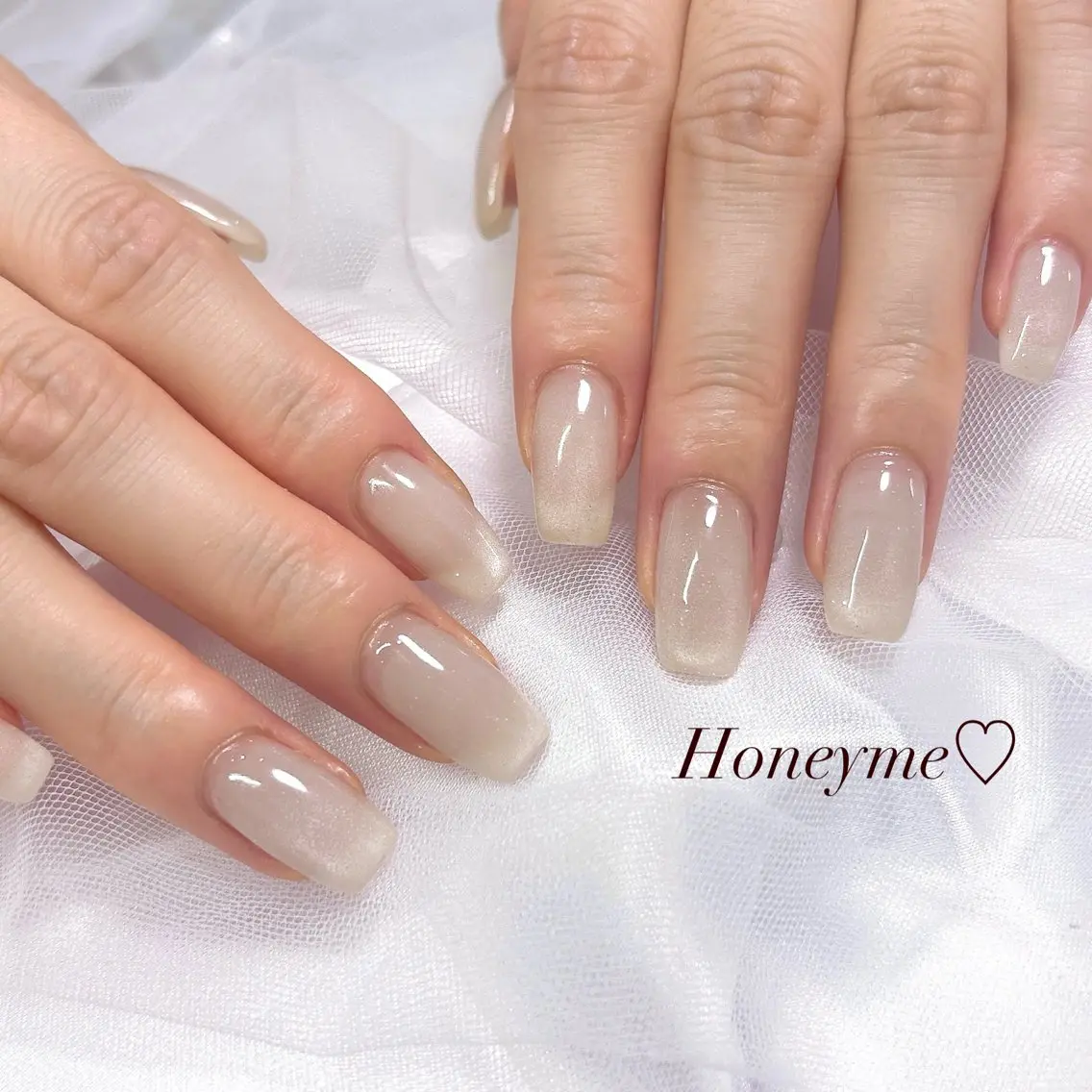 ネイル ハンドネイル Honey me ❁⃘*.゚のネイルデザイン