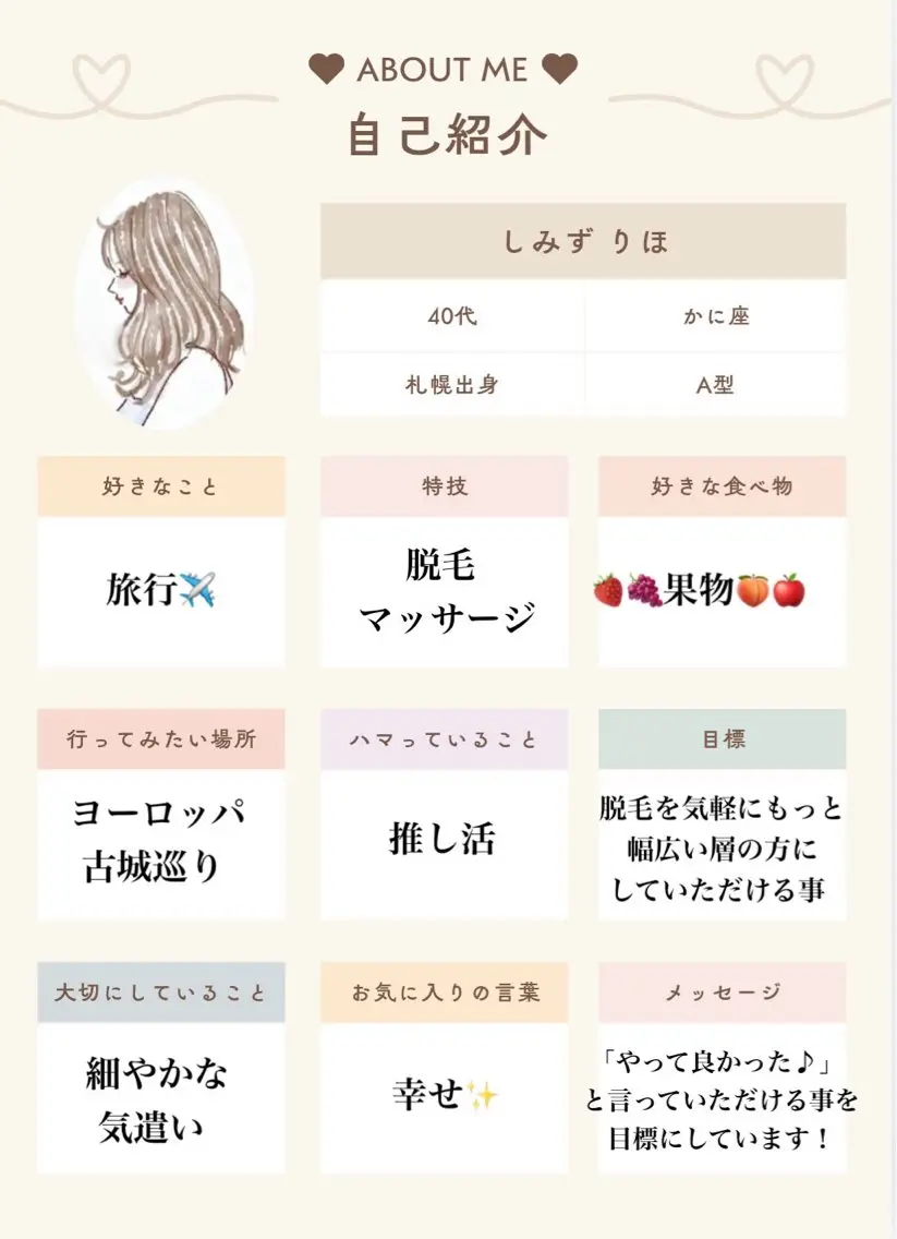 脱毛 志水 りほのエステ・リラクイメージ