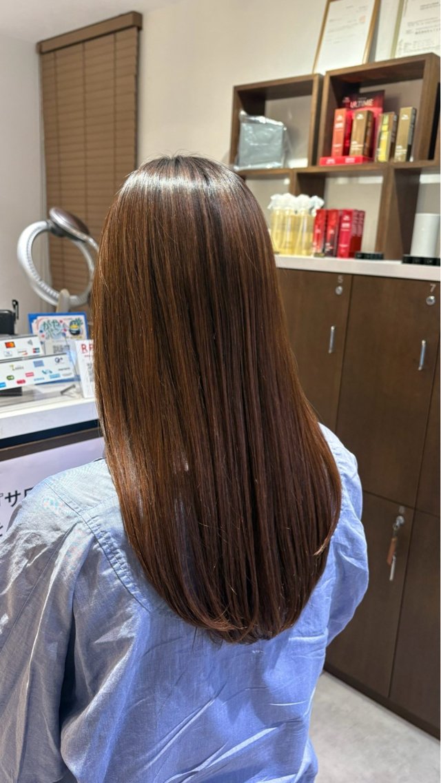 ロング 髪質改善 富田 紗世のヘアスタイル