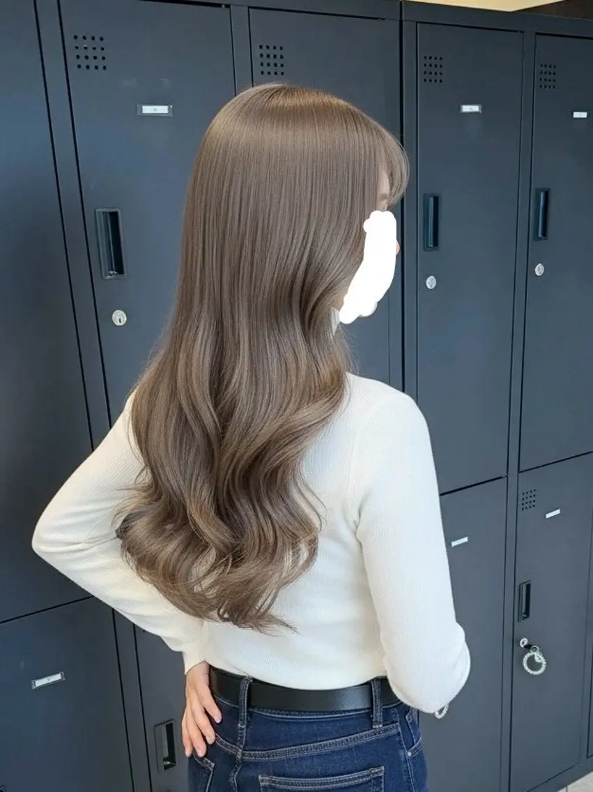 ロング カラー MOKA🌼淵野辺 カラーモデル募集のヘアスタイル