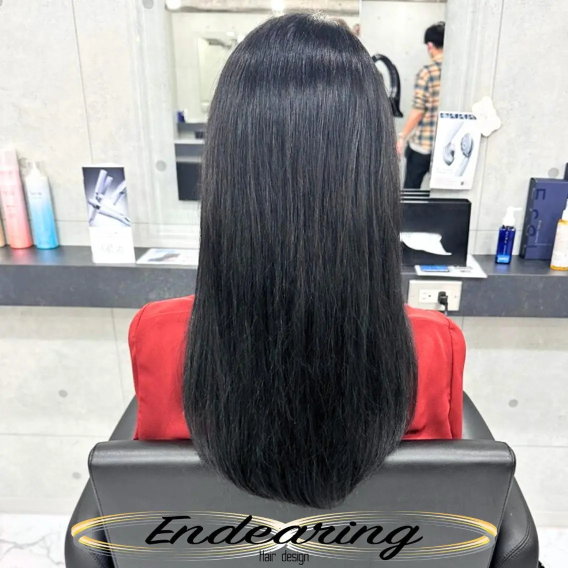 ロング レイヤーカット ロング ローレイヤー 小顔カット トリートメント カット トリートメント 柳田 怜那/銀座 Endearingのヘアスタイル