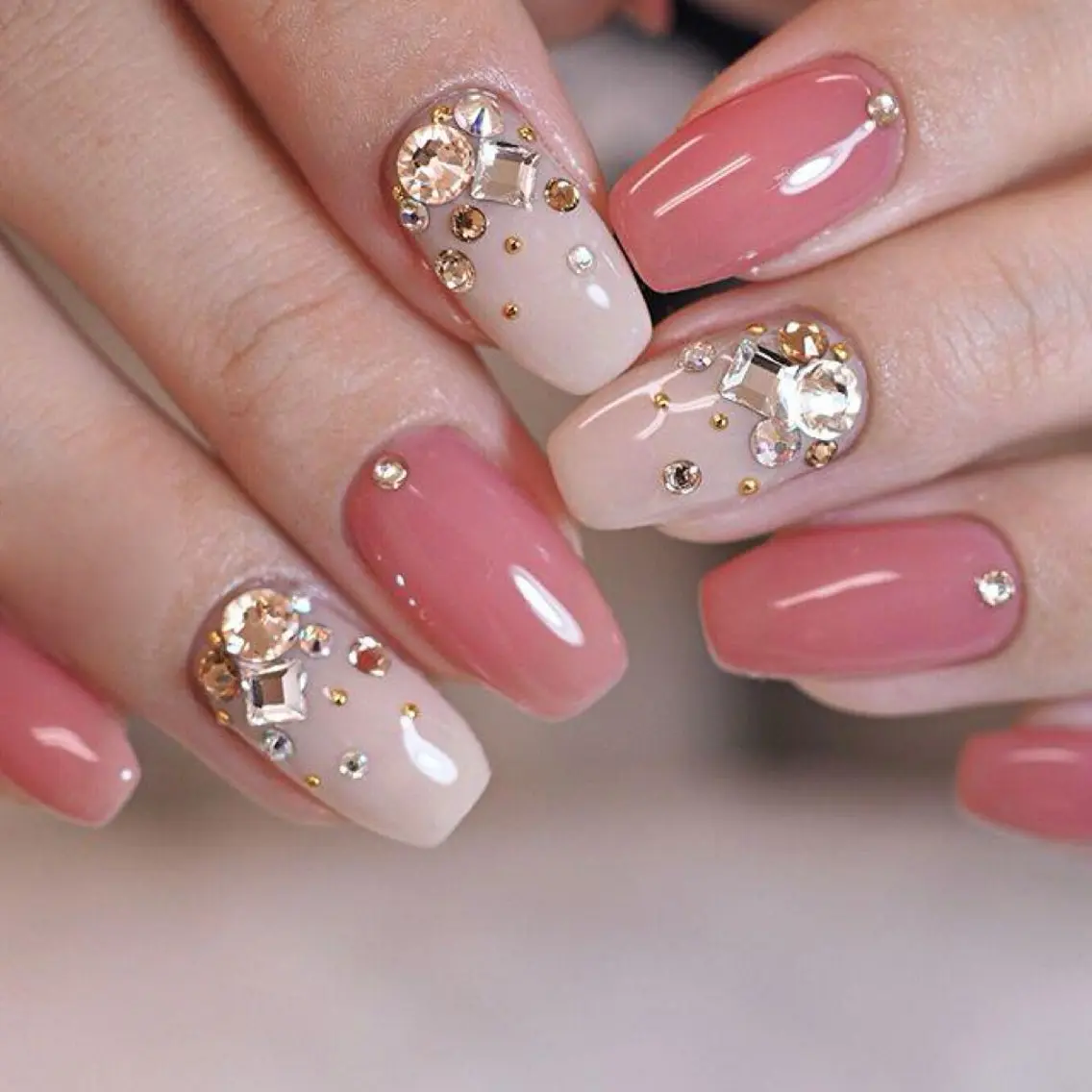 ネイル 韓国ネイル 持ち込み ピンク ワンホンネイル Miu nailのネイルデザイン