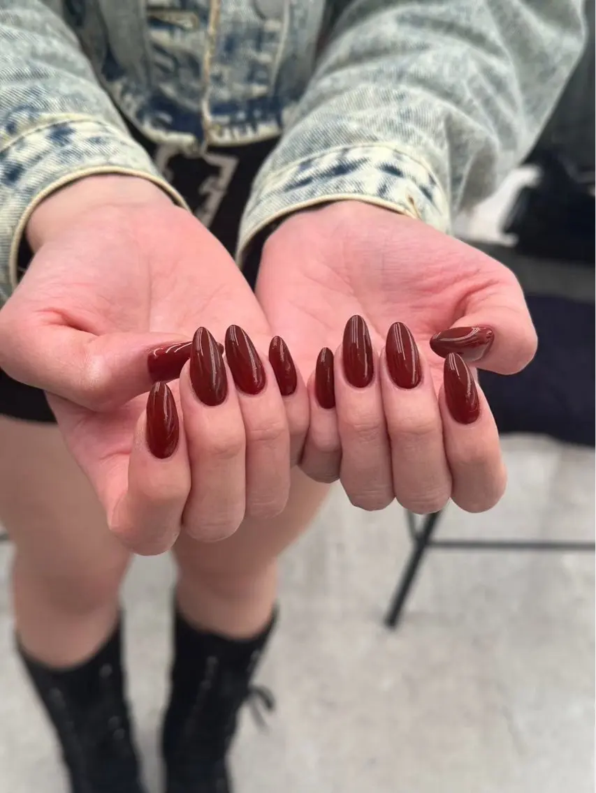 オフケア込み🦋ネイル(ワンカラーorラメグラデーション)の写真