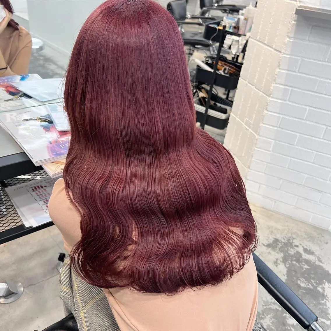 ロング 顔まわりカット/艶髪 カラー✨けいとのヘアスタイル