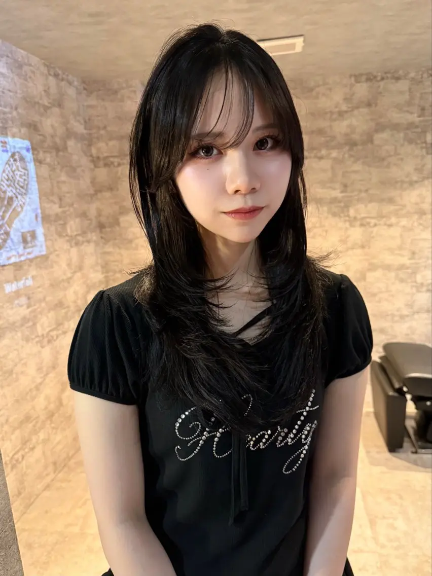 ロング カラー 似合わせカット カット ヘアカラー トリートメント mai / linoah˚✧のヘアスタイル