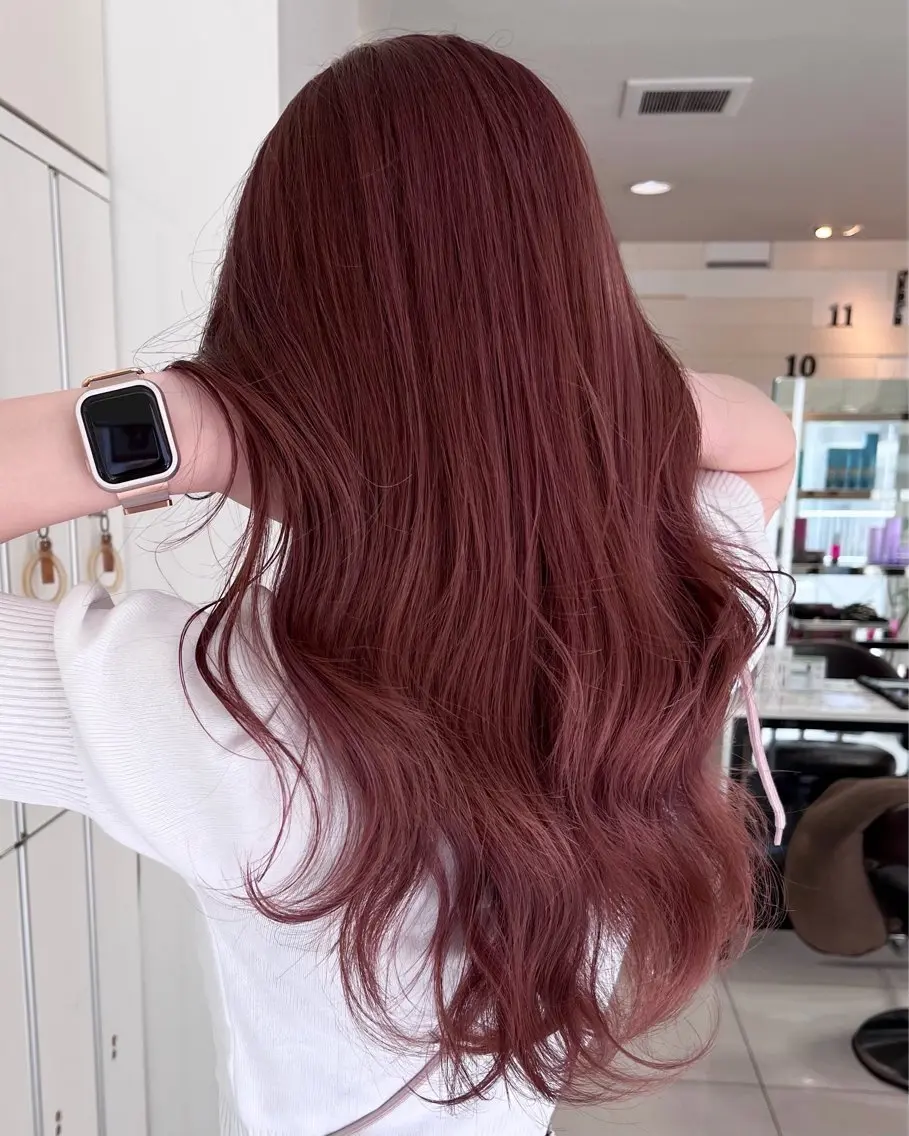 ロング カラー Ichika🦋 韓国風カラーのヘアスタイル
