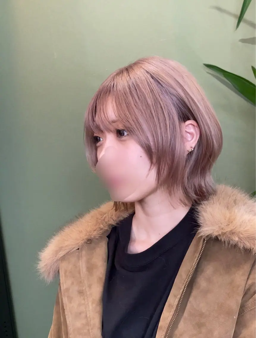 ミディアム ボブ 内山 優のヘアスタイル