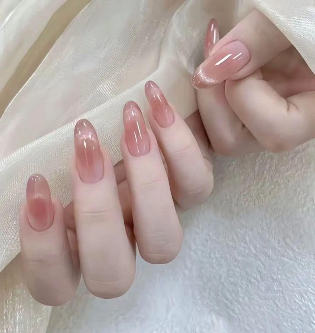 【Nova Basic美フォルム】甘皮マグネット／グラデーション／オーロラ／ベビーブーマー👶💗の写真