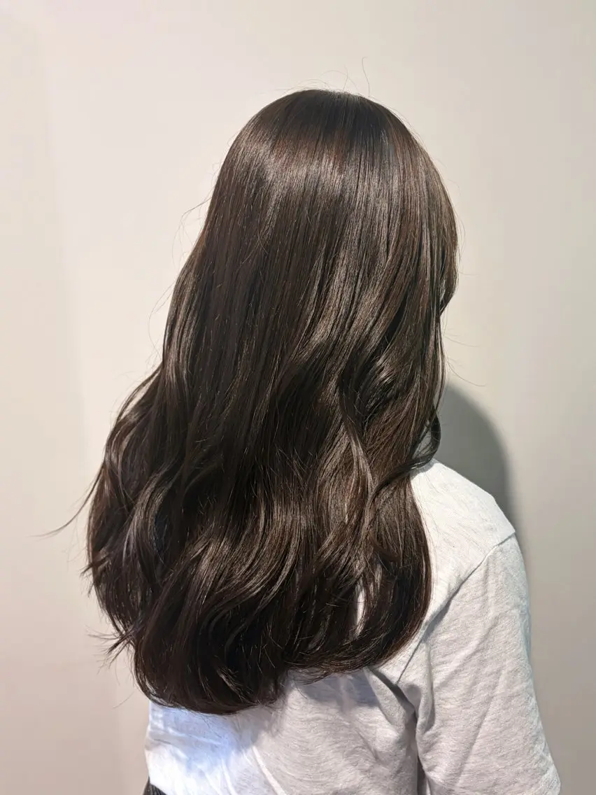 カラー ブラウンカラー 透明感カラー オリーブブラウン ヘアカラー カラーモデル募集中/ 🐣ありさ🐣のヘアスタイル