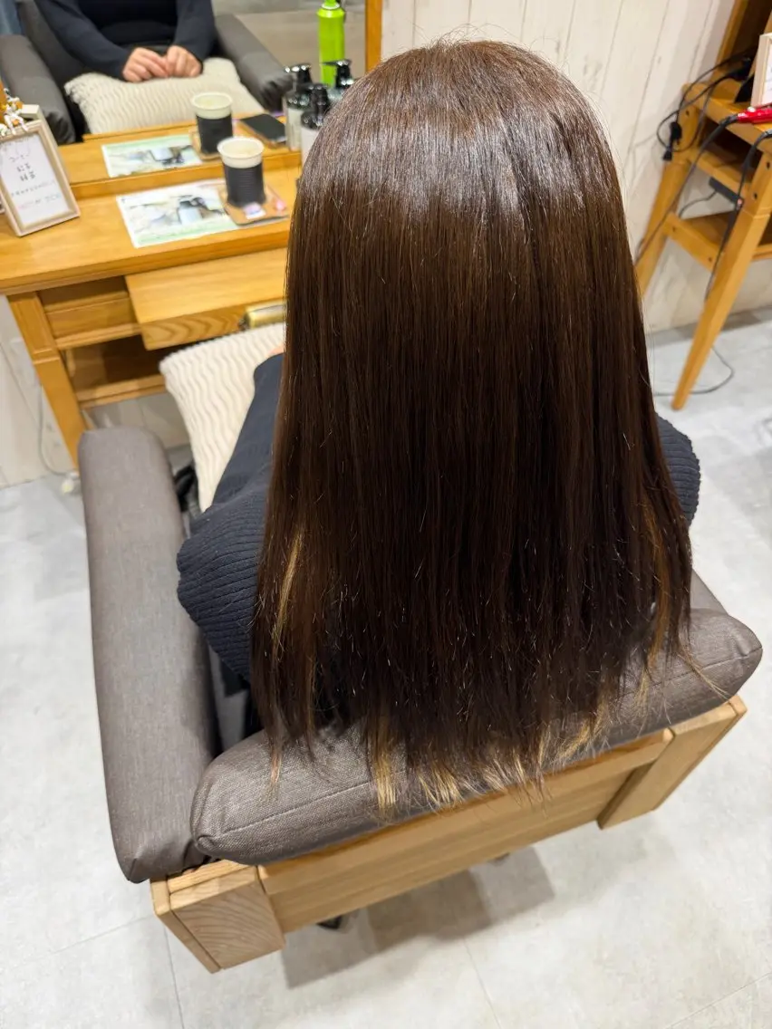 カラー 阿部 楓のヘアスタイル