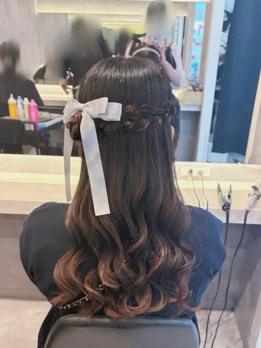 ロング ヘアアレンジ ヘアセット 🫧Maho【浦和】 艶カラー/ヘアメ🫧のヘアスタイル