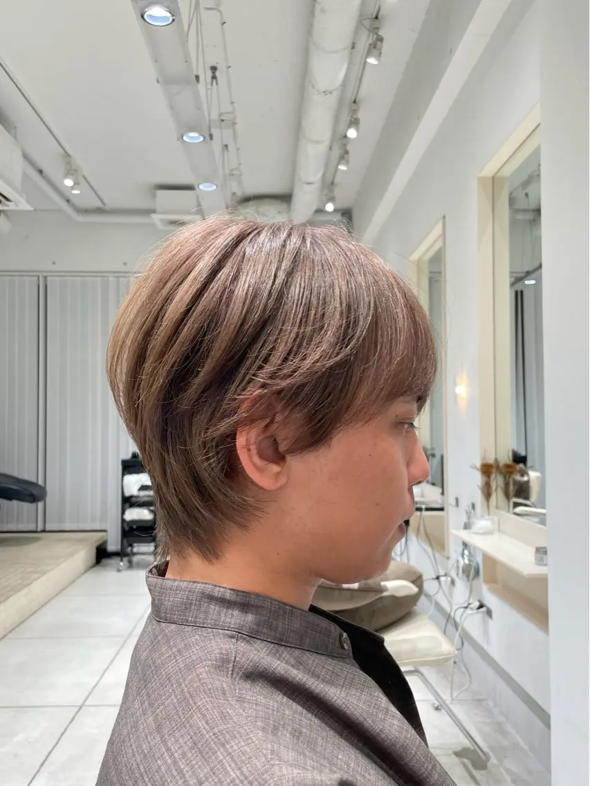 ショート カラー メンズ 似合わせスタイル 表参道🌿ちえのヘアスタイル