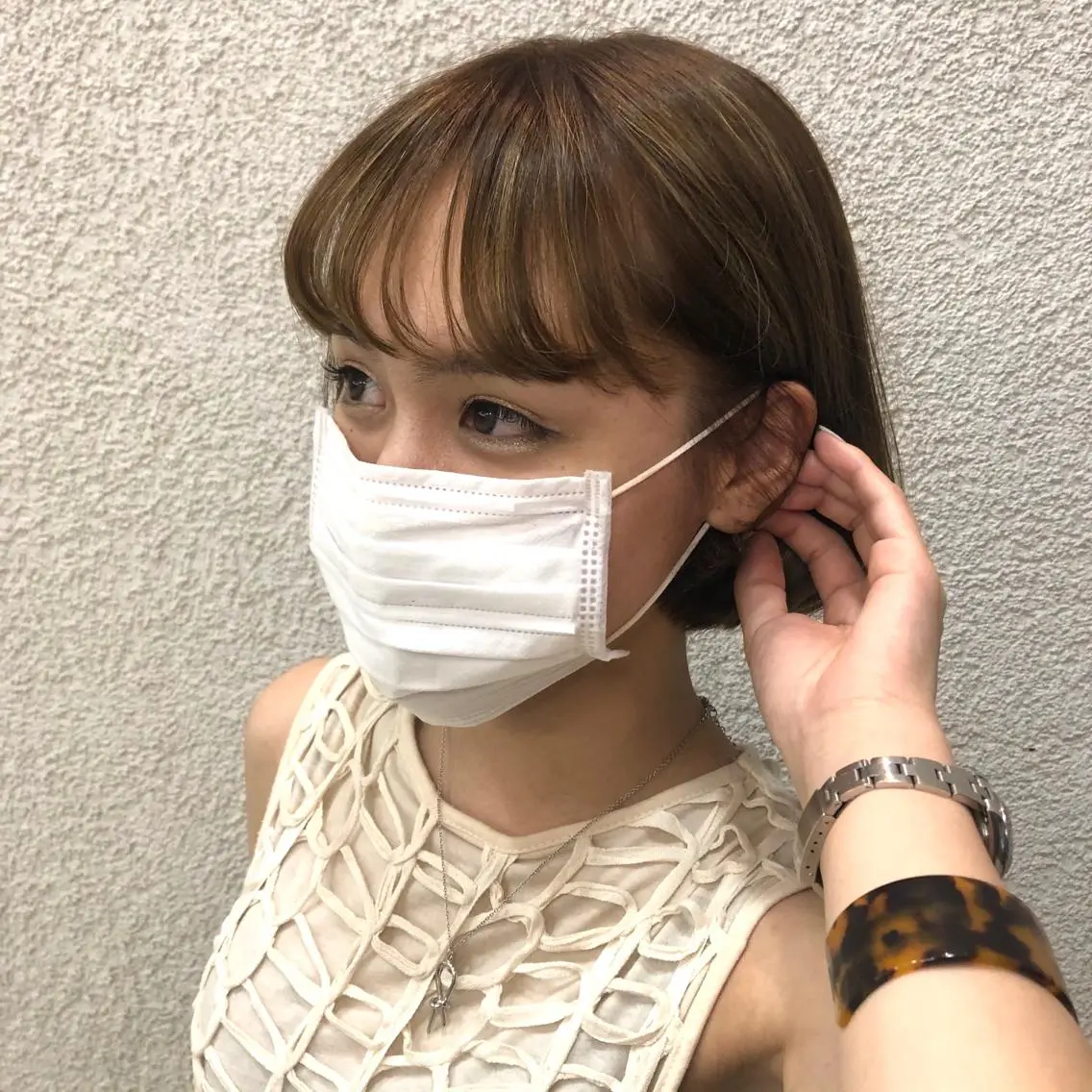 ショート ハイライト 丹家 海人のヘアスタイル