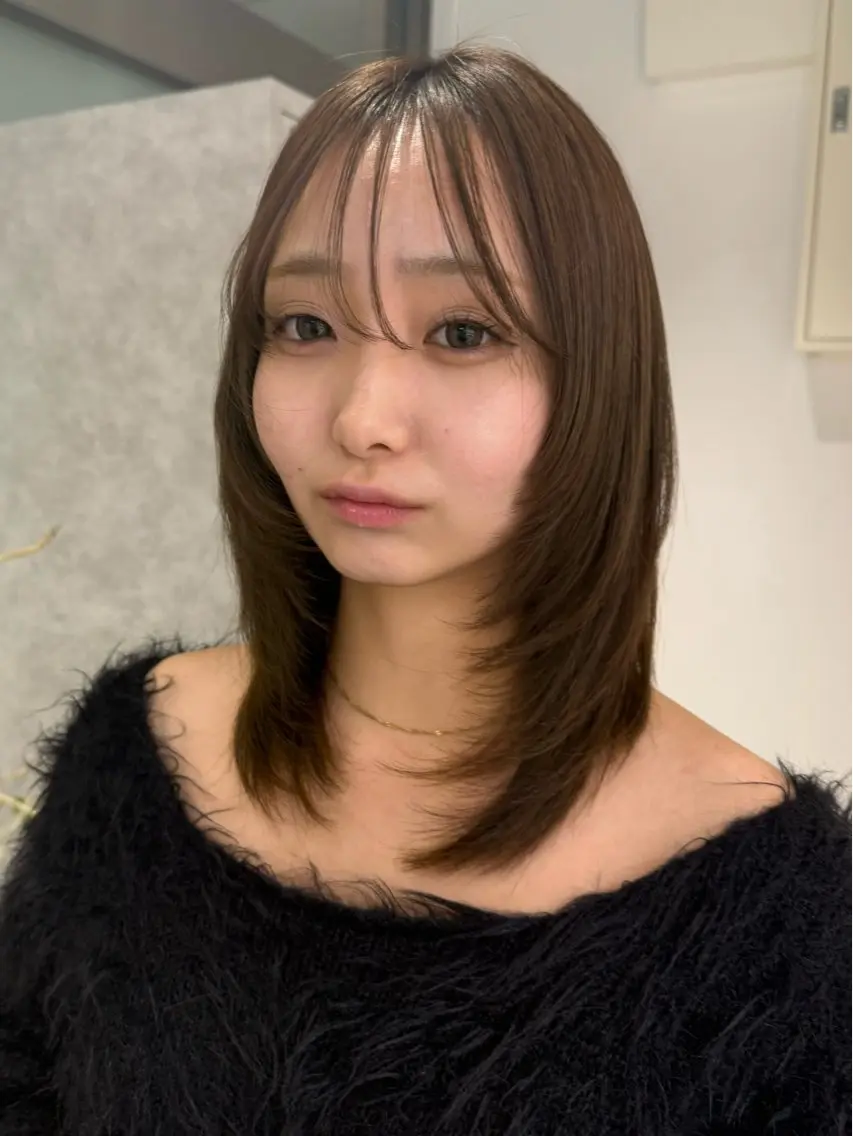 ミディアム 🍓mito/ ブリーチ/カラー🍓のヘアスタイル