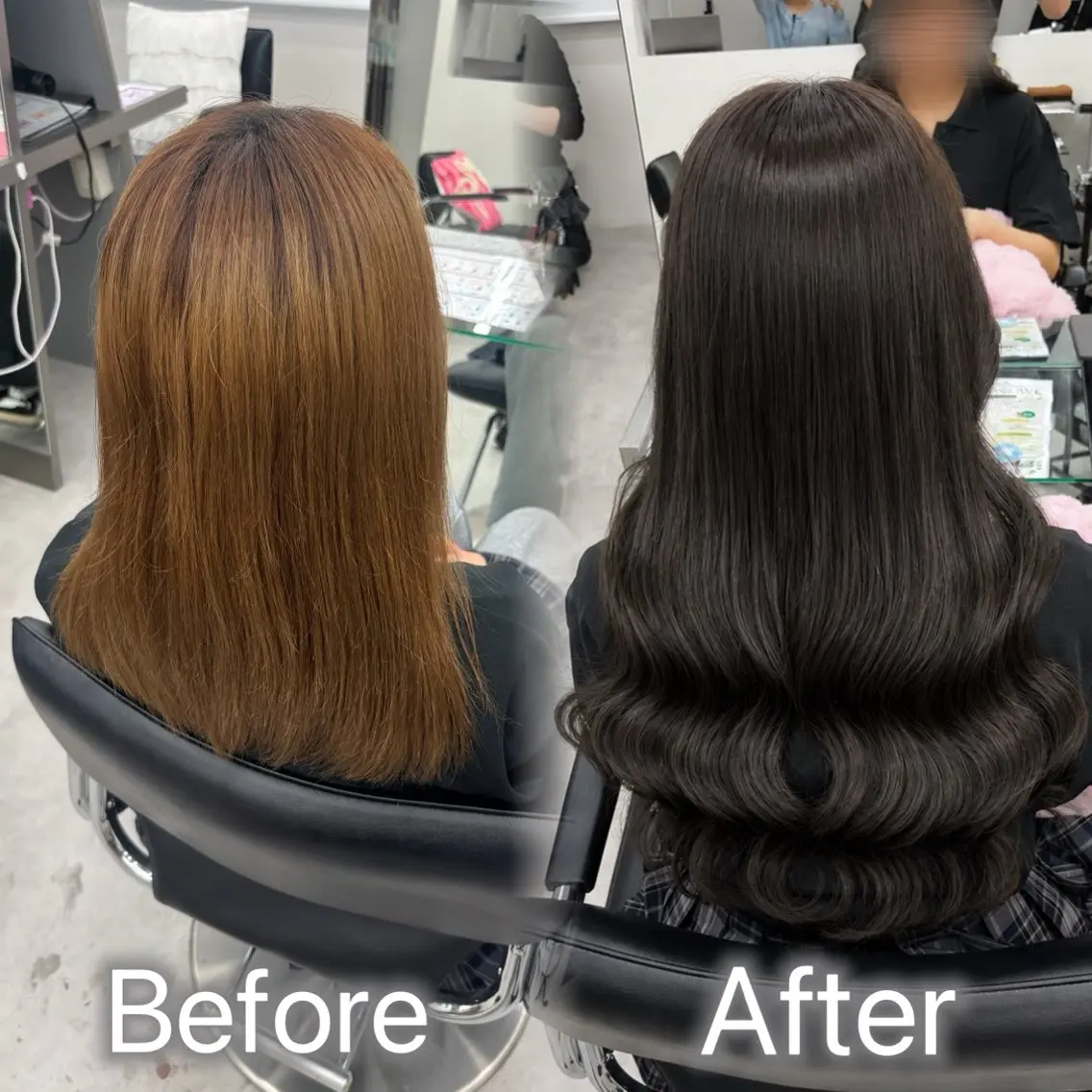 ロング カラー ヘアアレンジ メンズ カット ヘアカラー トリートメント エクステ ヘアセット 羽エク指名No1✨️ シールエク🌙しぇるのヘアスタイル