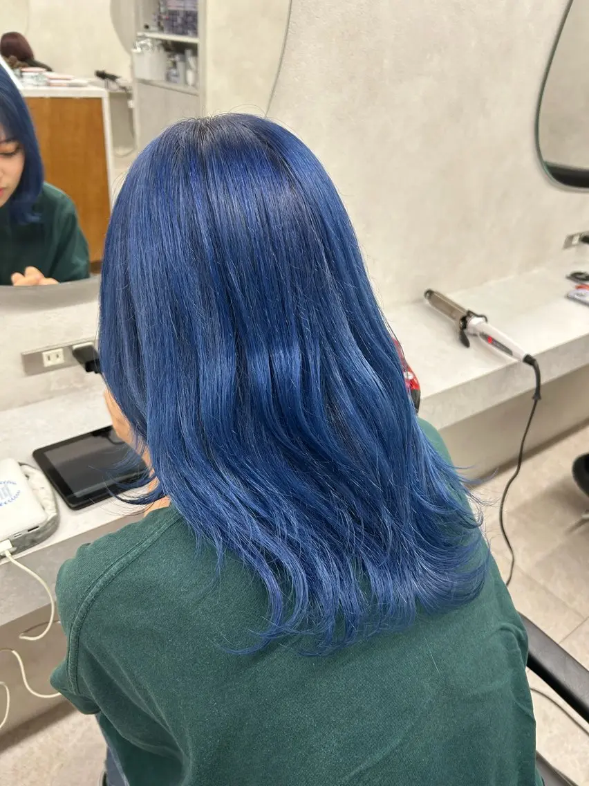 ミディアム ヘアカラー 🎀HARU/ボブ/ セット/赤み消し🫧のヘアスタイル