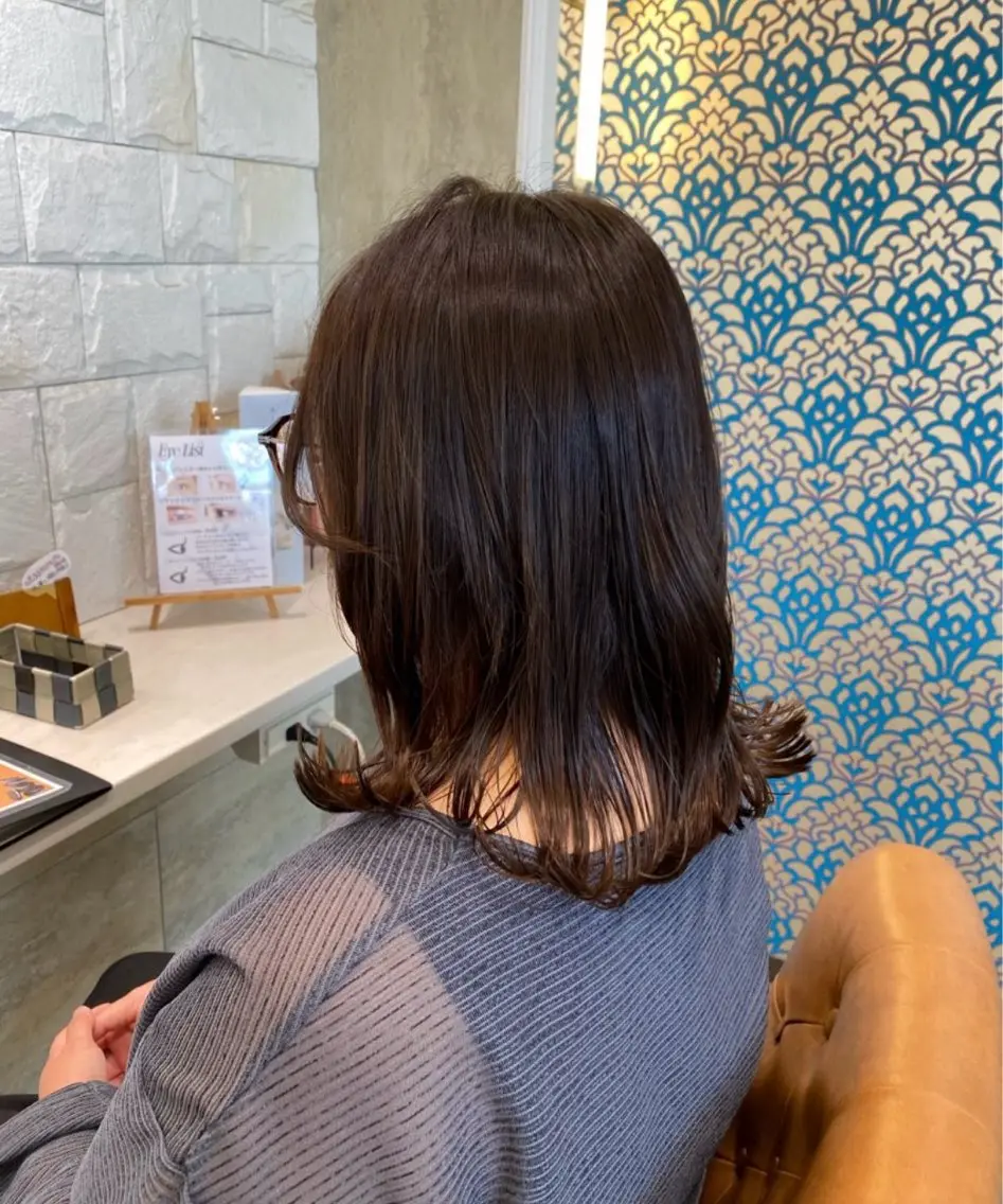 ミディアム カット ママ美容師 Tsuchiyaのヘアスタイル