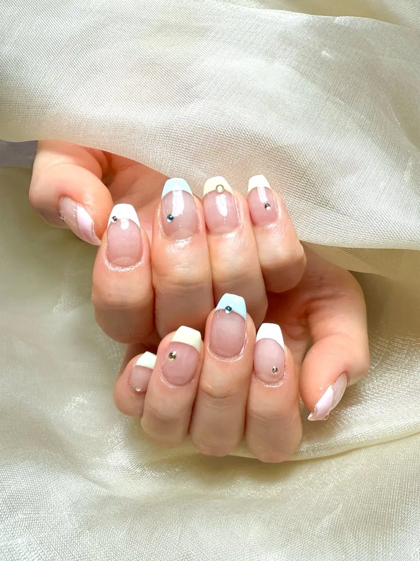 ネイル フレンチネイル 持ち込み ハンドネイル ハンドケア L. Nailのネイルデザイン