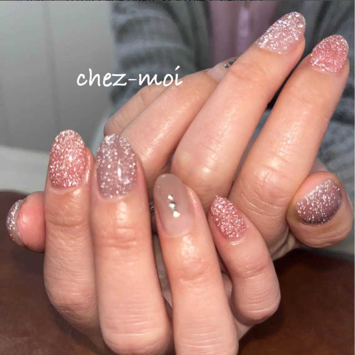 ネイル フラッシュネイル グラデーション 持ち込み 🔹Chez-moi 🔹mayuのネイルデザイン