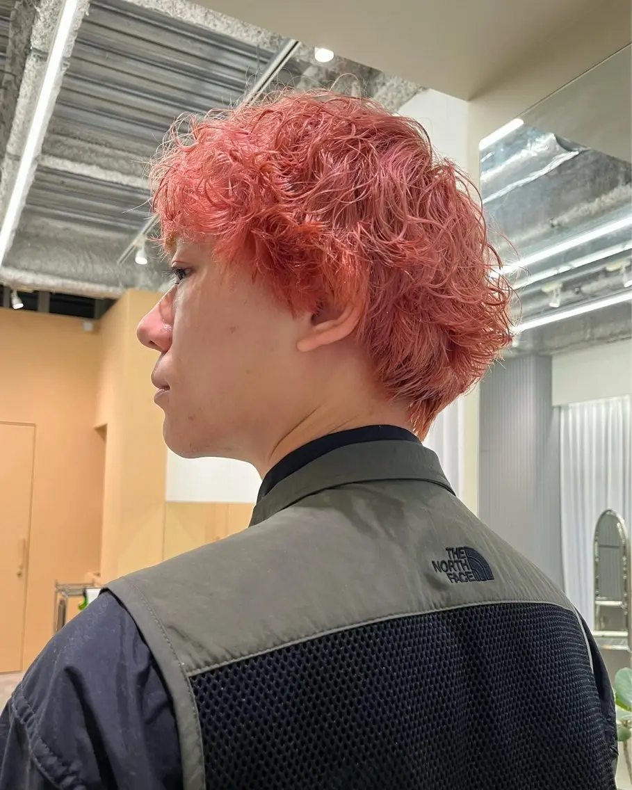 ショート カラー メンズ JUURI- Shionのヘアスタイル
