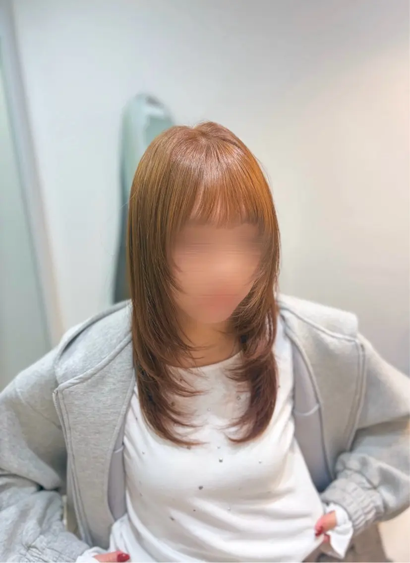 セミロング カット ヘアカラー トリートメント Zina北千住/ はるか🍄のヘアスタイル