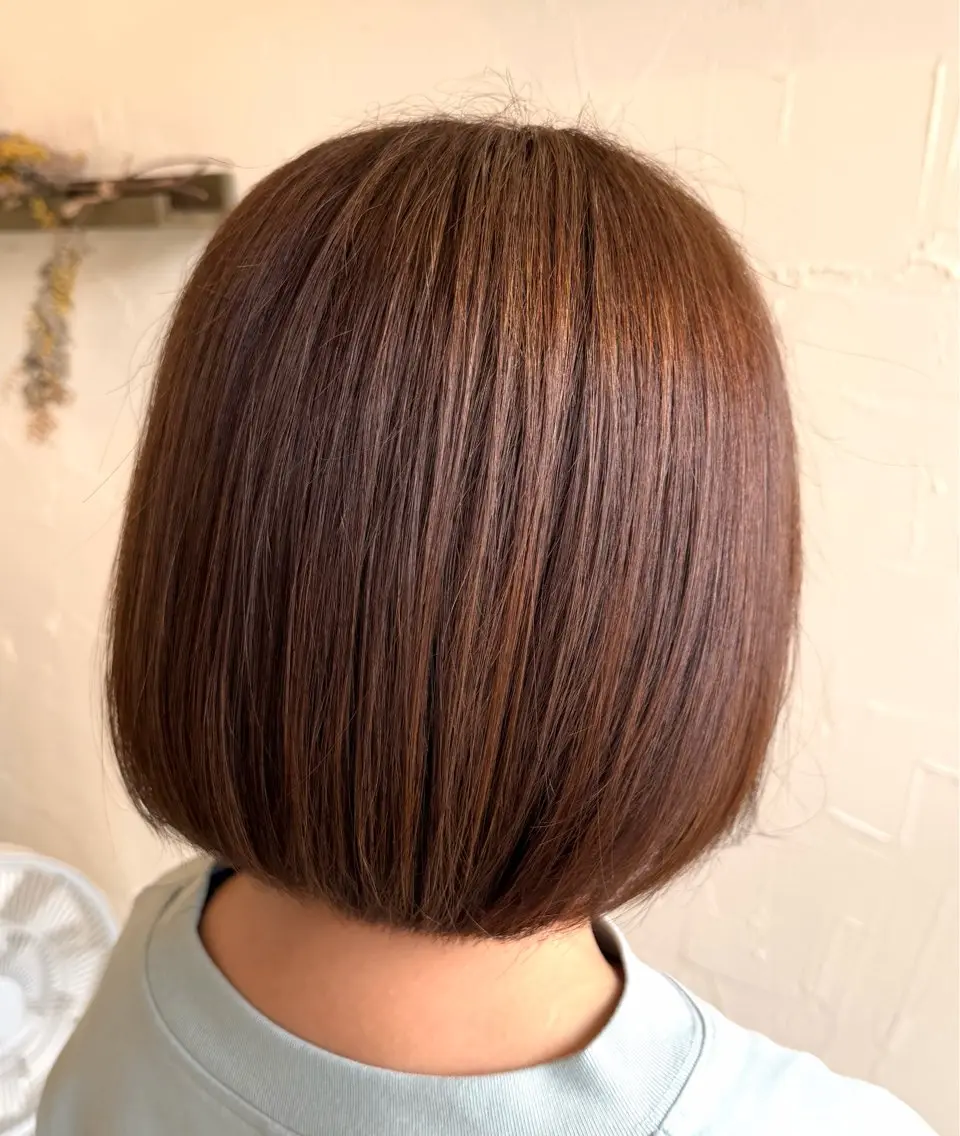 ミディアム カラー ヘアカラー トリートメント 長沖彩加/艶髪 /髪質改善/メンズのヘアスタイル