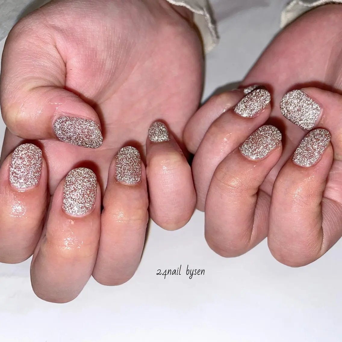 ネイル フラッシュネイル ワンカラーネイル Atelier by 24nail/Ayaのネイルデザイン