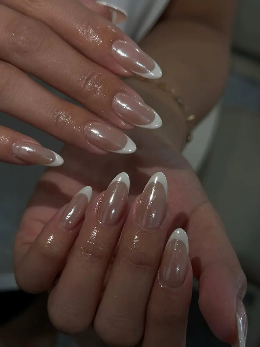 ネイル アートネイル オーロラネイル ブルー チークネイル フットネイル ハンドネイル NAILS168 新大久保店のネイルデザイン