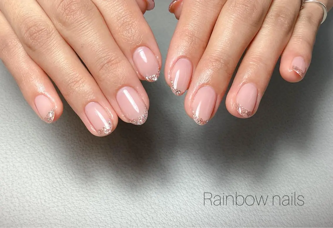 ネイル ハンドネイル Rainbow nailsくろちゃんのネイルデザイン