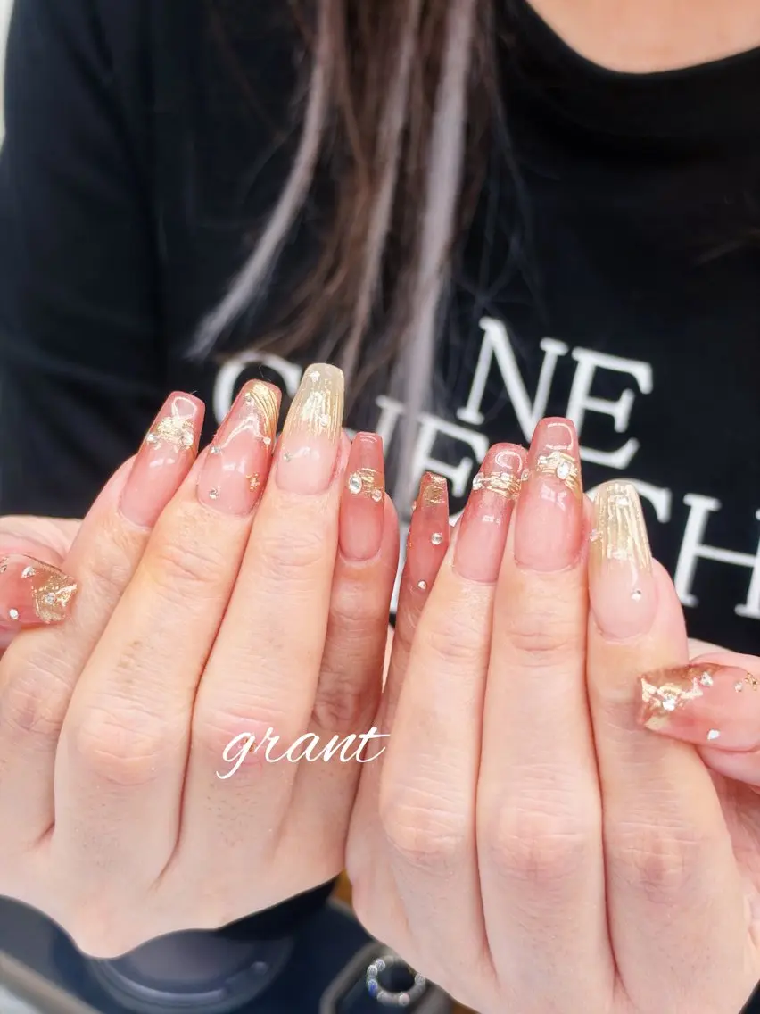 ネイル 長さ出し nailsalon grantのネイルデザイン